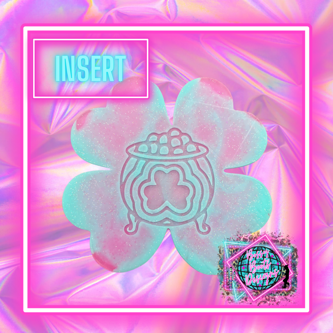 Pot Of Gold Shamrock Insert