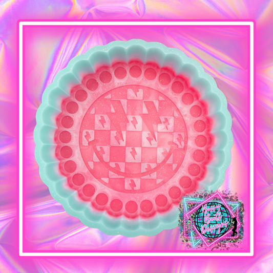 Jeweled Checkered Bolt Smiley