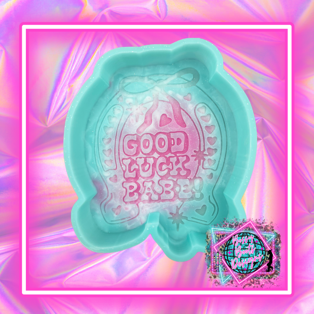 Good Luck Babe Horse Shoe