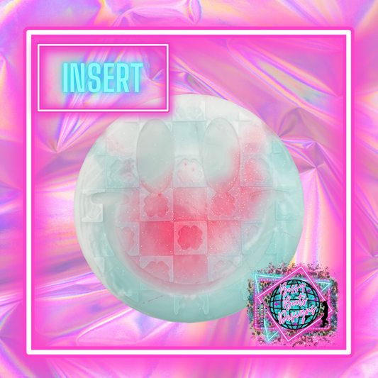 Checkered Clover Smiley Insert