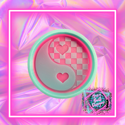 Checkered Heart Yin Yang (AGS)