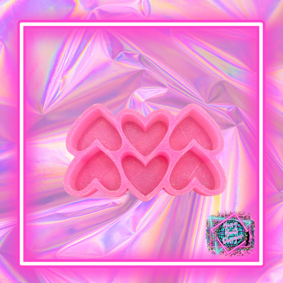 Skinny Wide Heart Wax Tarts