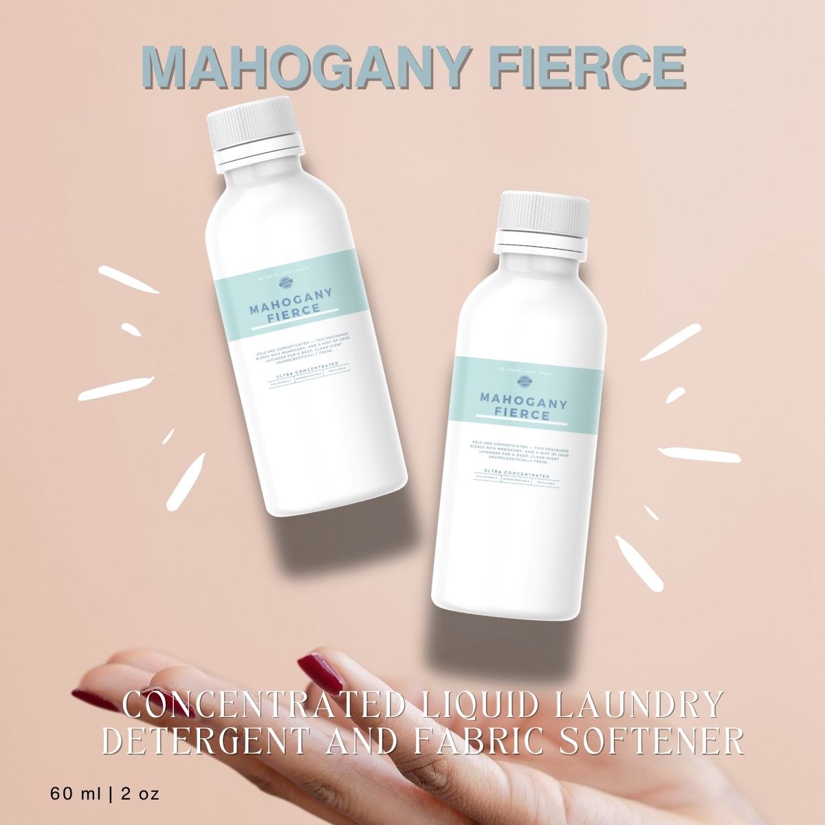 Mahogany Fierce Concentrated Laundry Detergent and Fabric Softener*