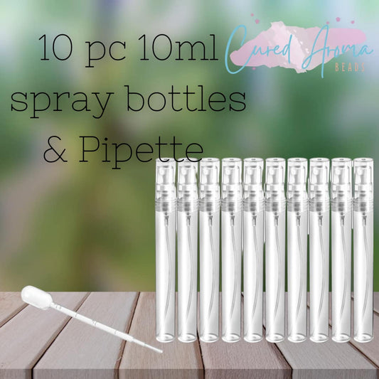 10pc Mini Spray Bottles