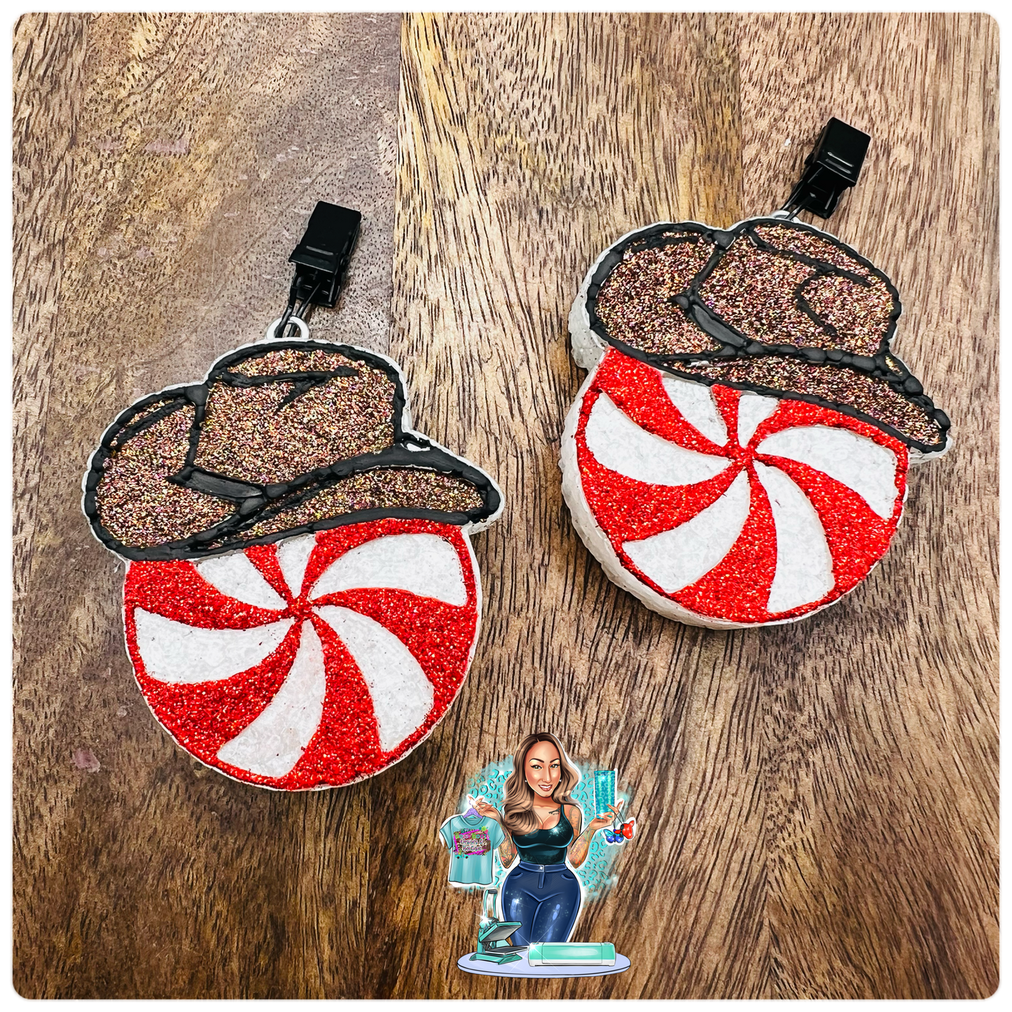 Peppermint Cowboy Vent Clips