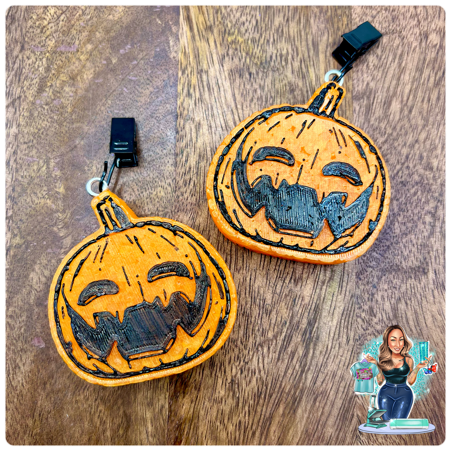 Jack-O-Lantern Vent Clips