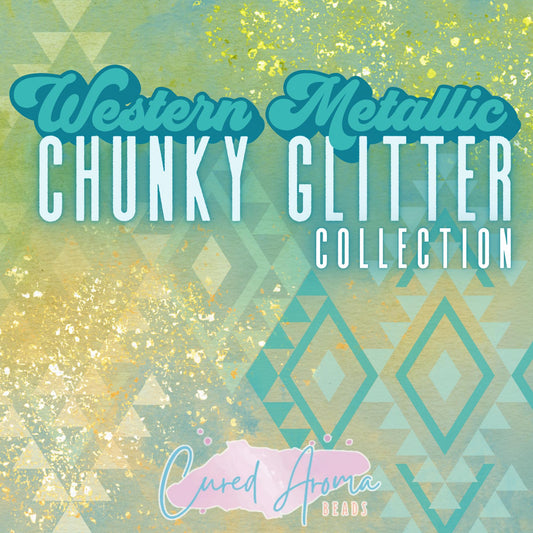 Western Metallic Chunky Mix Glitter Set