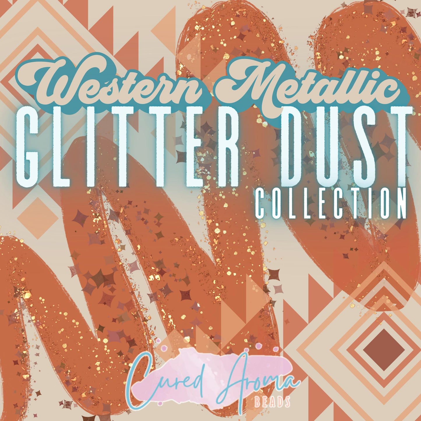 Western Metallic Glitter Dust Set