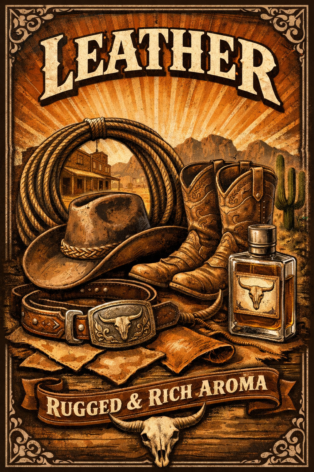 Leather Scented Aroma Beads