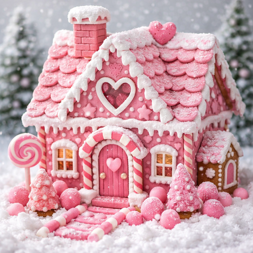Pink Gingerbread Scented Aroma Beads