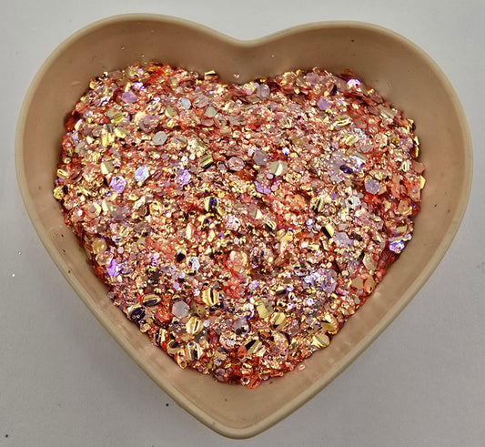 Clementine 3D Bubble Cat Eye Chunky Glitter