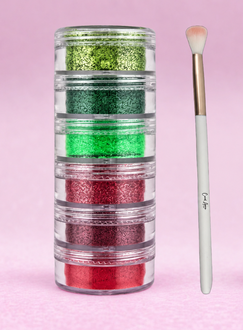 Holiday Glitter Dust Sample Tower
