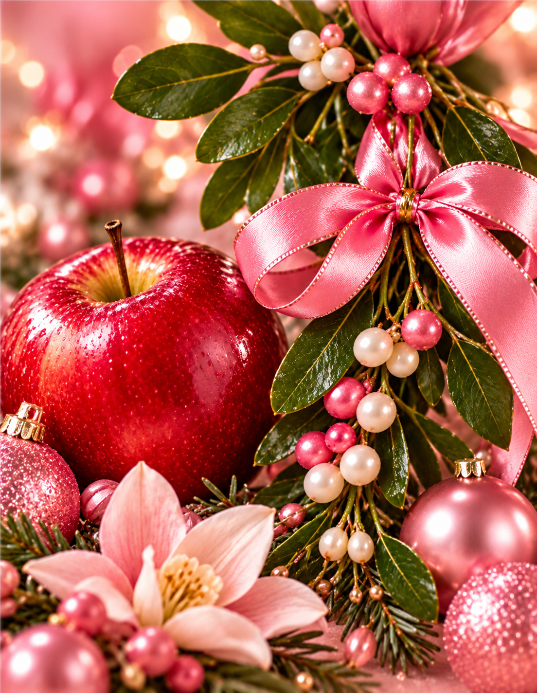 Pink Mistletoe Scented Aroma Beads