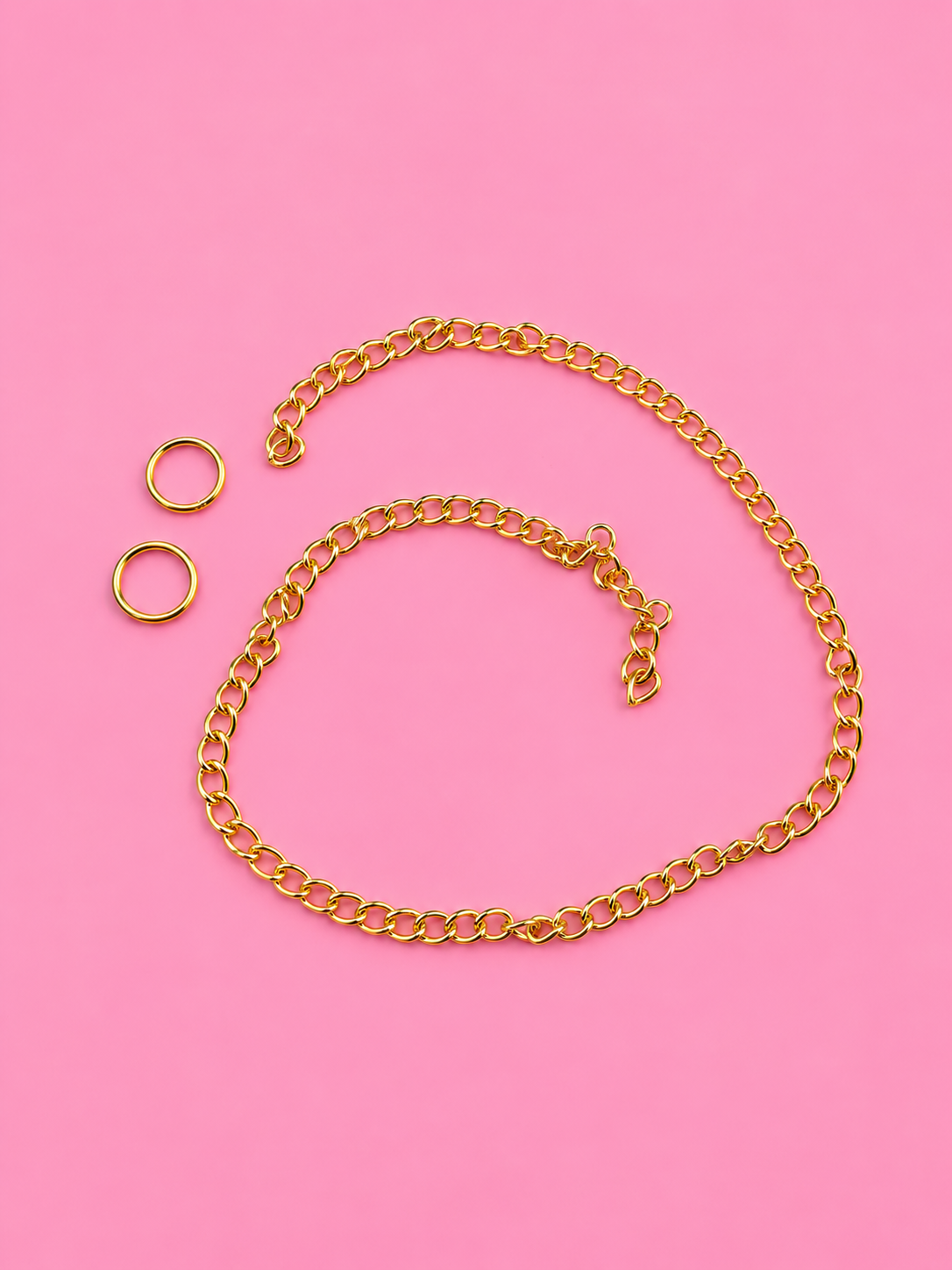 Car Charm Link Chain w/Jump Rings