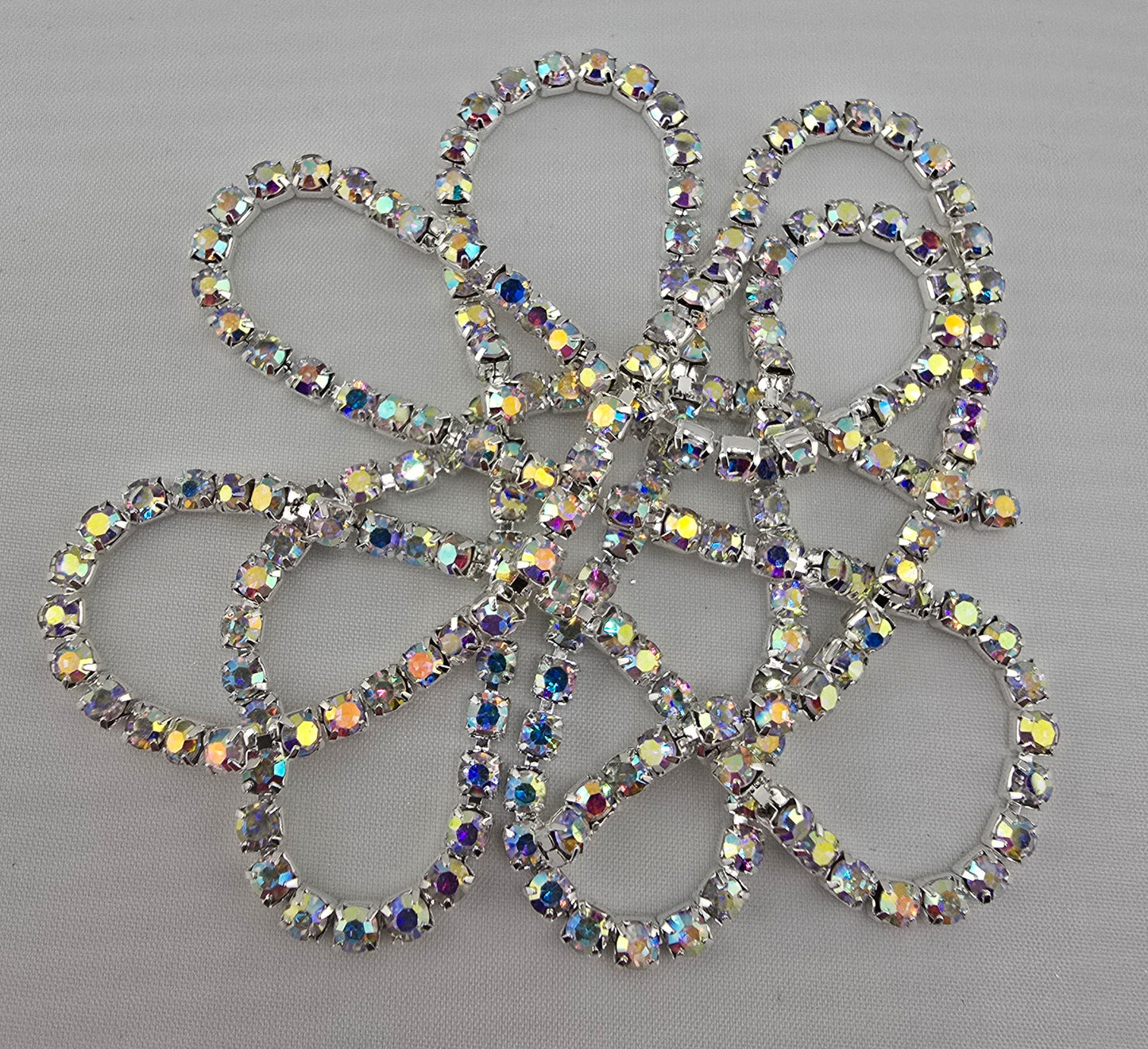 Crystal AB Rhinestone Chain