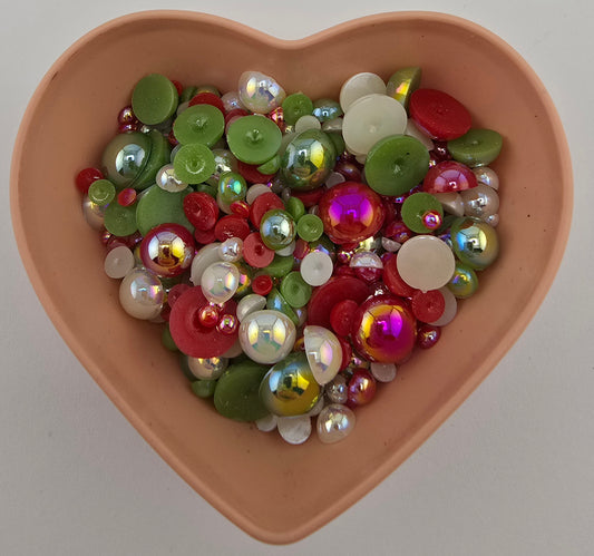 Christmas Half Pearl Mix