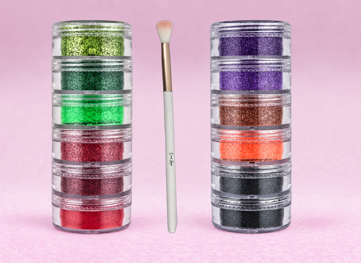 Holiday Glitter Dust Sample Tower