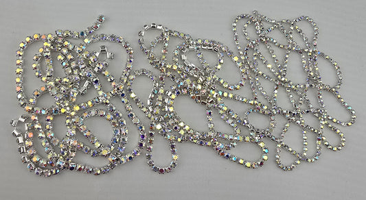 Crystal AB Rhinestone Chain