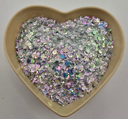 Mittens 3D Bubble Cat Eye Chunky Glitter