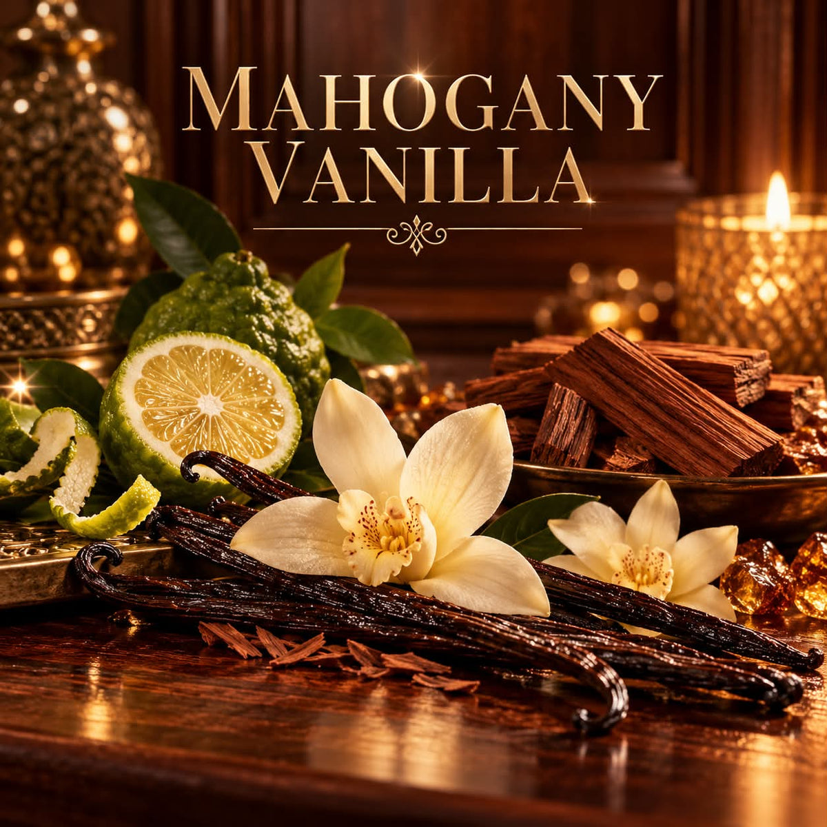Mahogany Vanilla Scented Aroma Beads