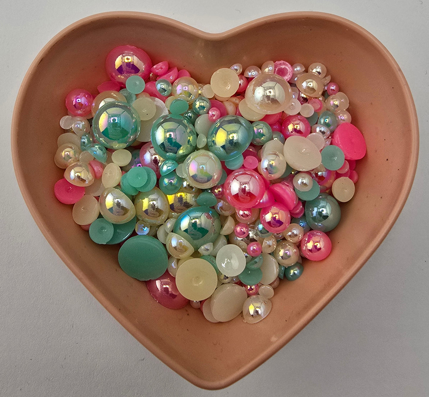 Turquoise Cowgirl Half Pearl Mix