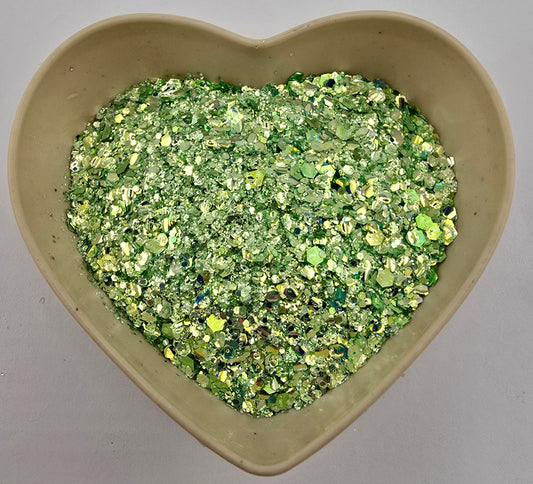 Snuggles 3D Bubble Cat Eye Chunky Glitter