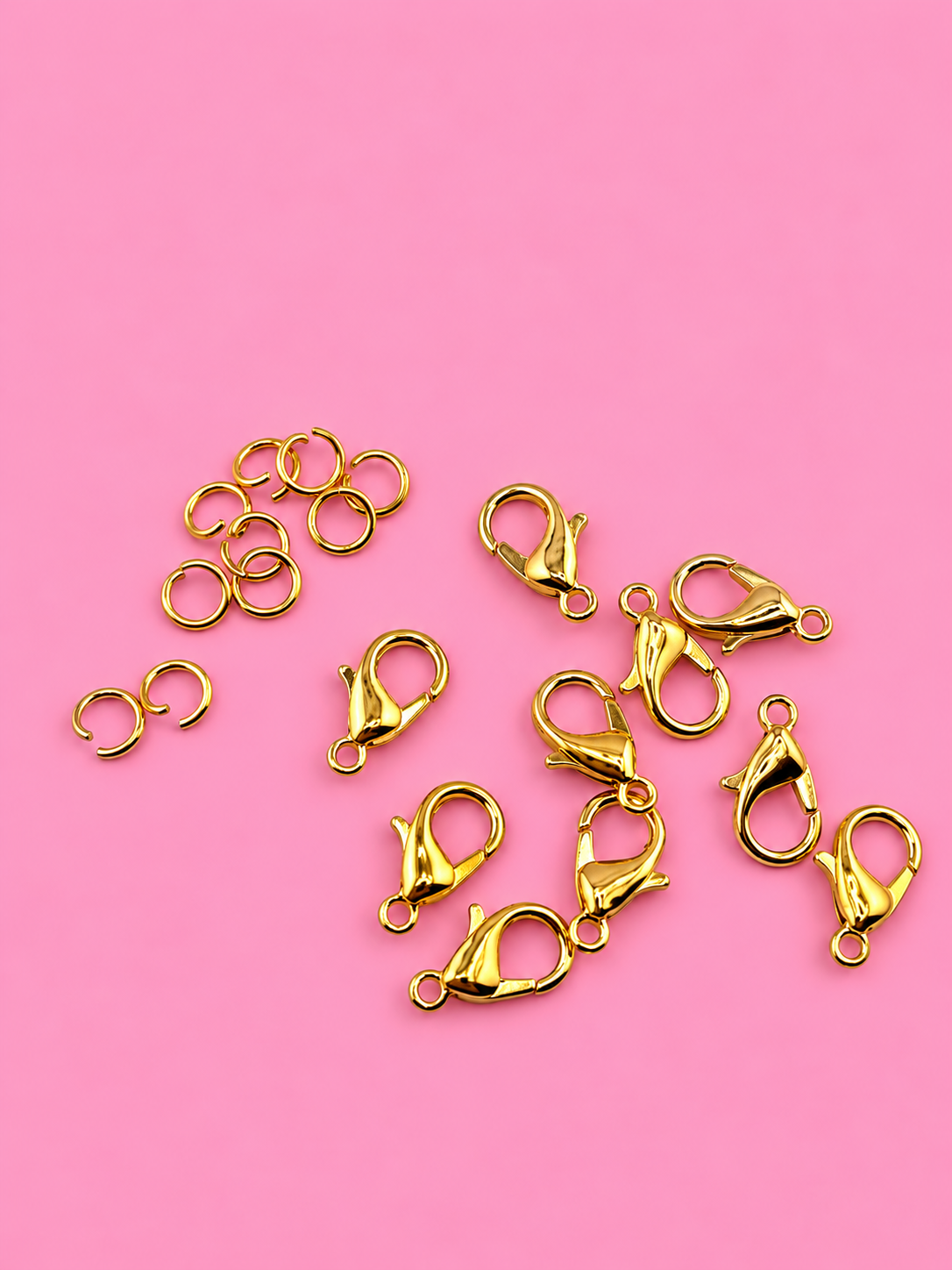 10 Lobster Claws w/Jump Rings