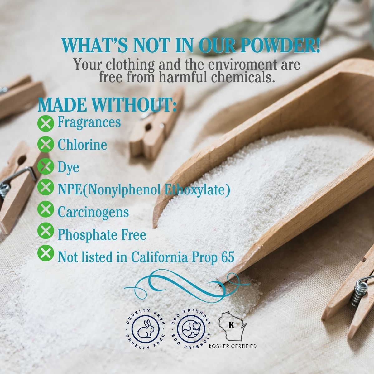 20 lb. Unscented Laundry Powder*