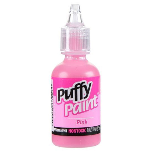Puffy 3D Paint Shiny Pink 1 oz Clearance