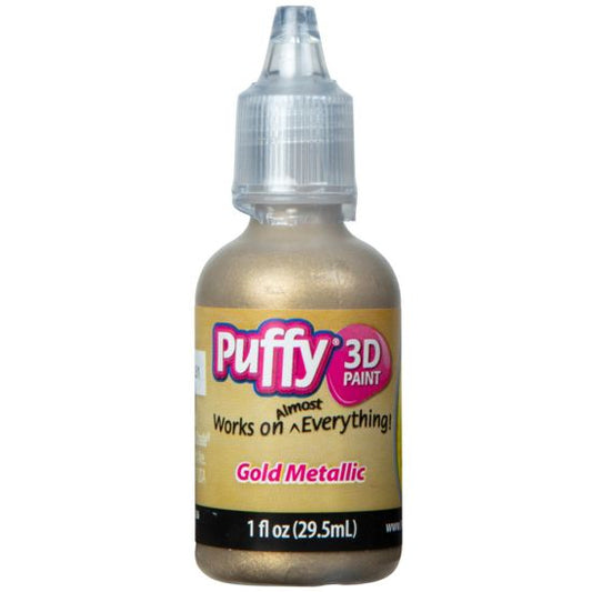 Puffy 3D Paint Metallic Gold 1 oz Clearance