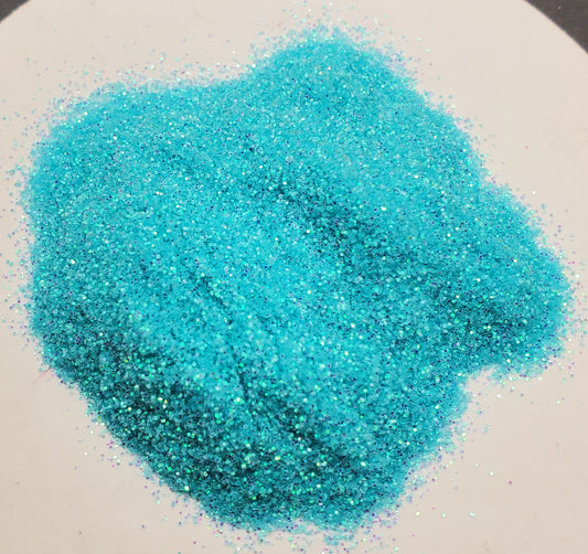 Neon Blue Iridescent Ultra Fine Glitter