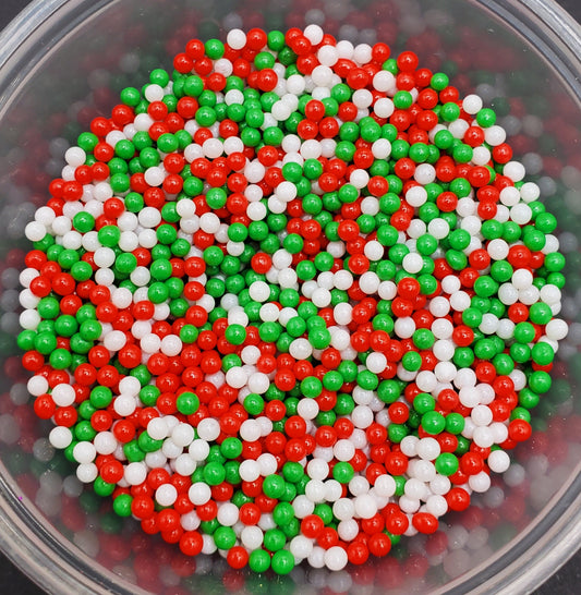 Christmas Nonpareils Polymer Clay