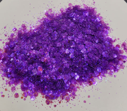 Purple Rain  Mix Glitter