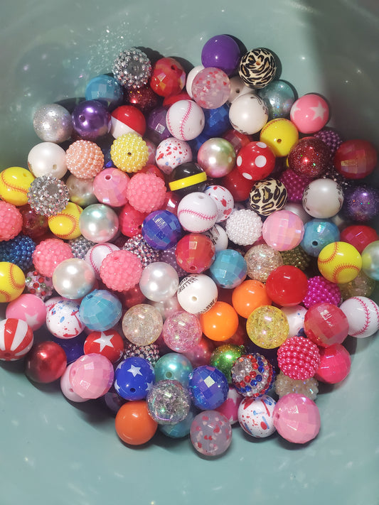 Mystery 20mm Bubblegum Beads