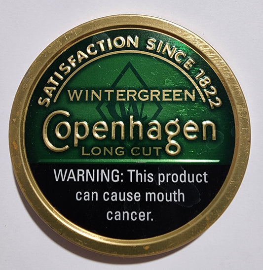 Copenhagen Wintergreen Long Cut Lid