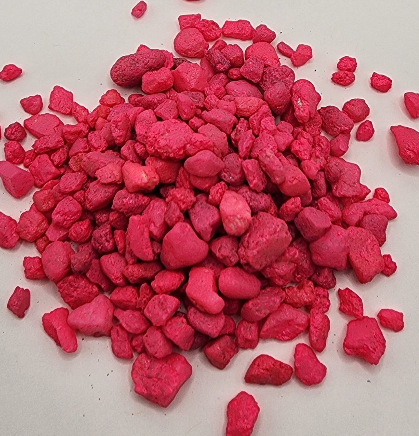 Neon Pink Dyed Stones
