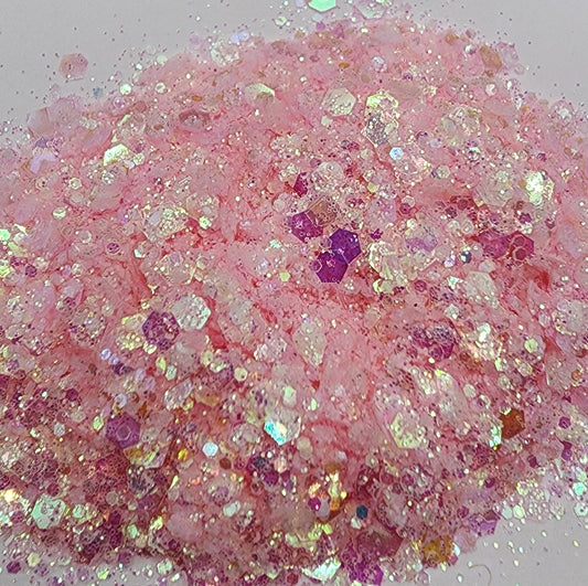 Princess Pink Chunky Mix Glitter