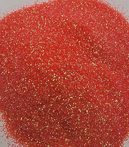 Neon Coral Iridescent Ultra Fine Glitter