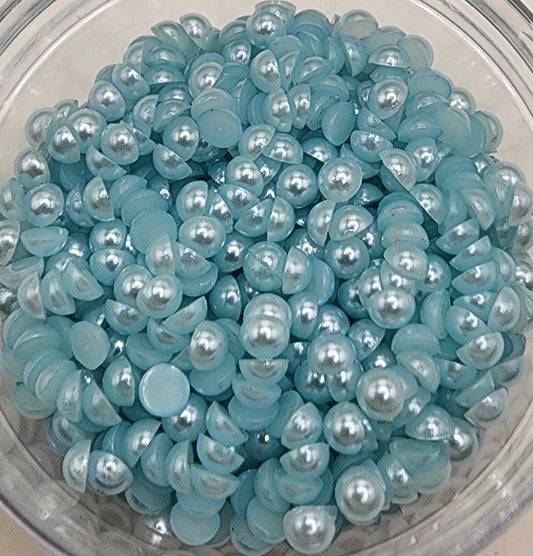 Sapphire Half Pearl 4mm