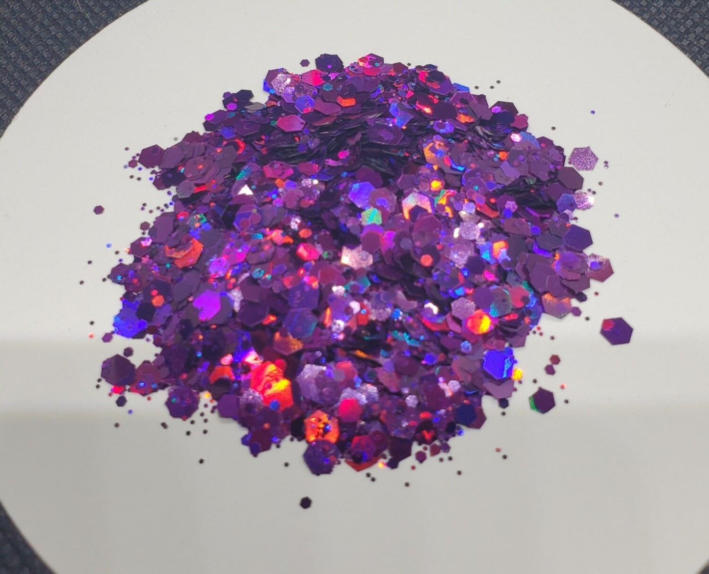 Purple Holographic Mix Glitter
