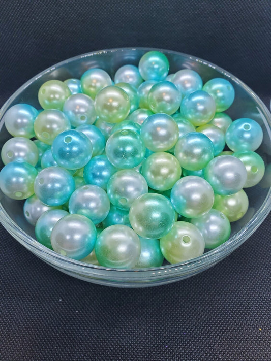 Sea Ombre Pearl 20mm Bubblegum Beads