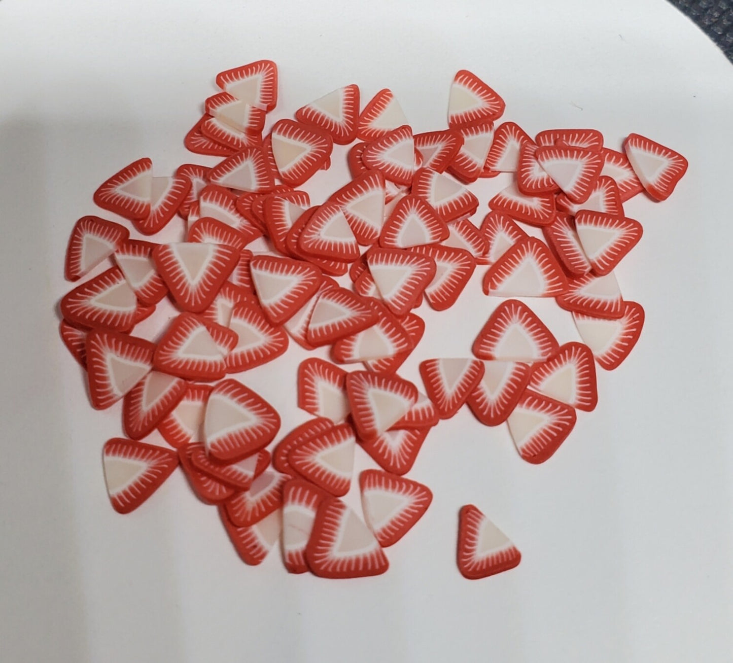 Strawberry Slice Polymer Clay