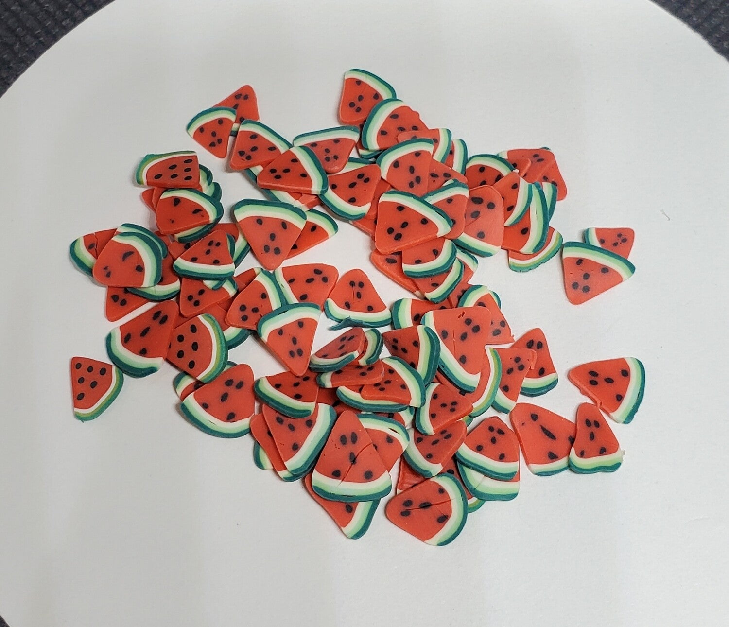 Watermelon Slice Polymer Clay