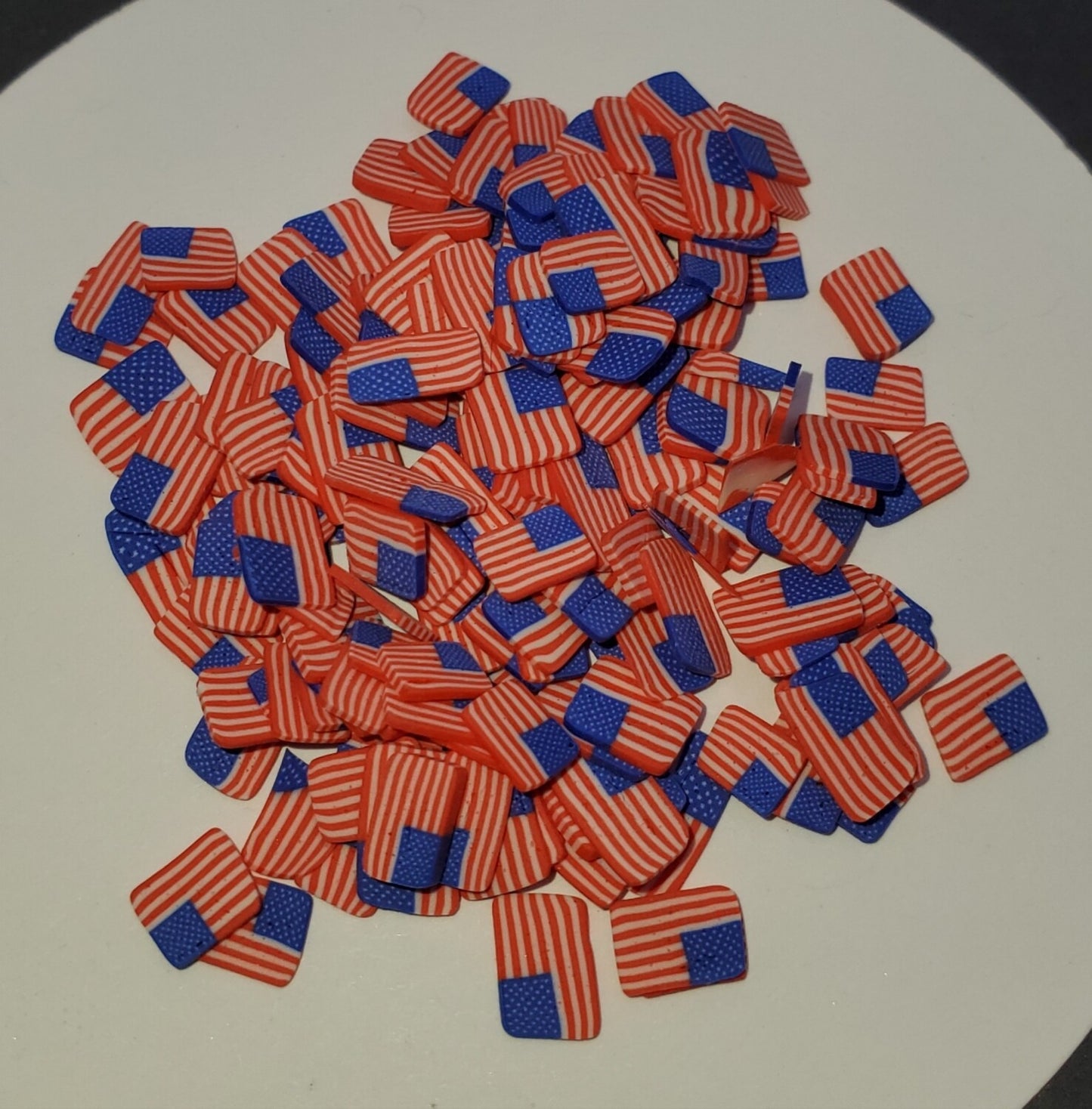 American Flag Polymer Clay