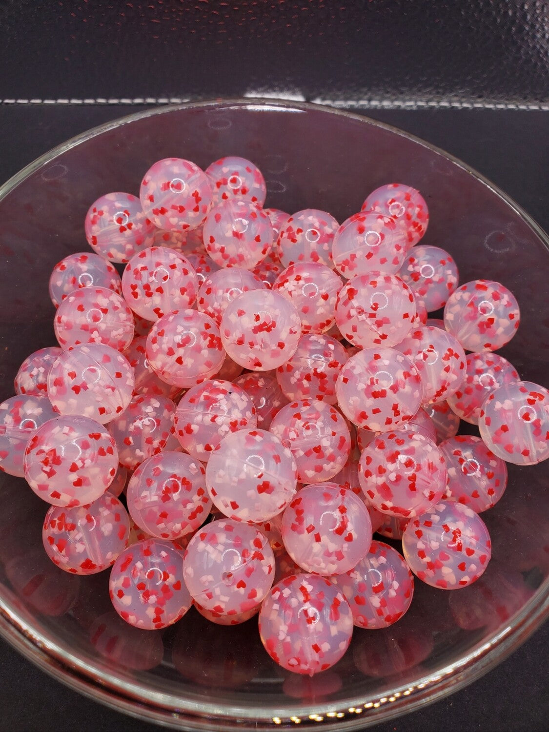 Sweetheart 19mm Silicone Bubblegum Beads