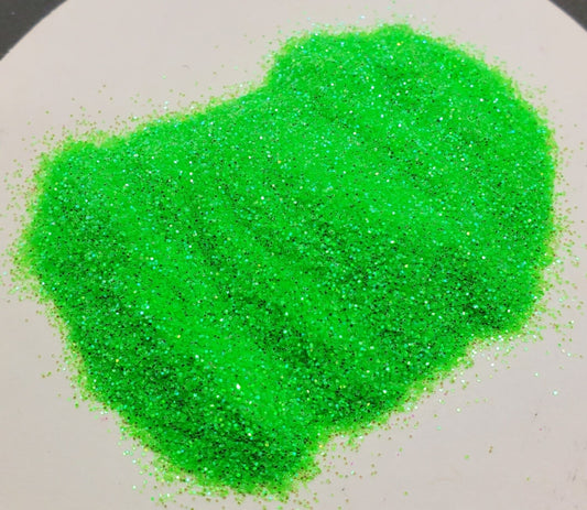 Neon Green Iridescent Ultra Fine Glitter