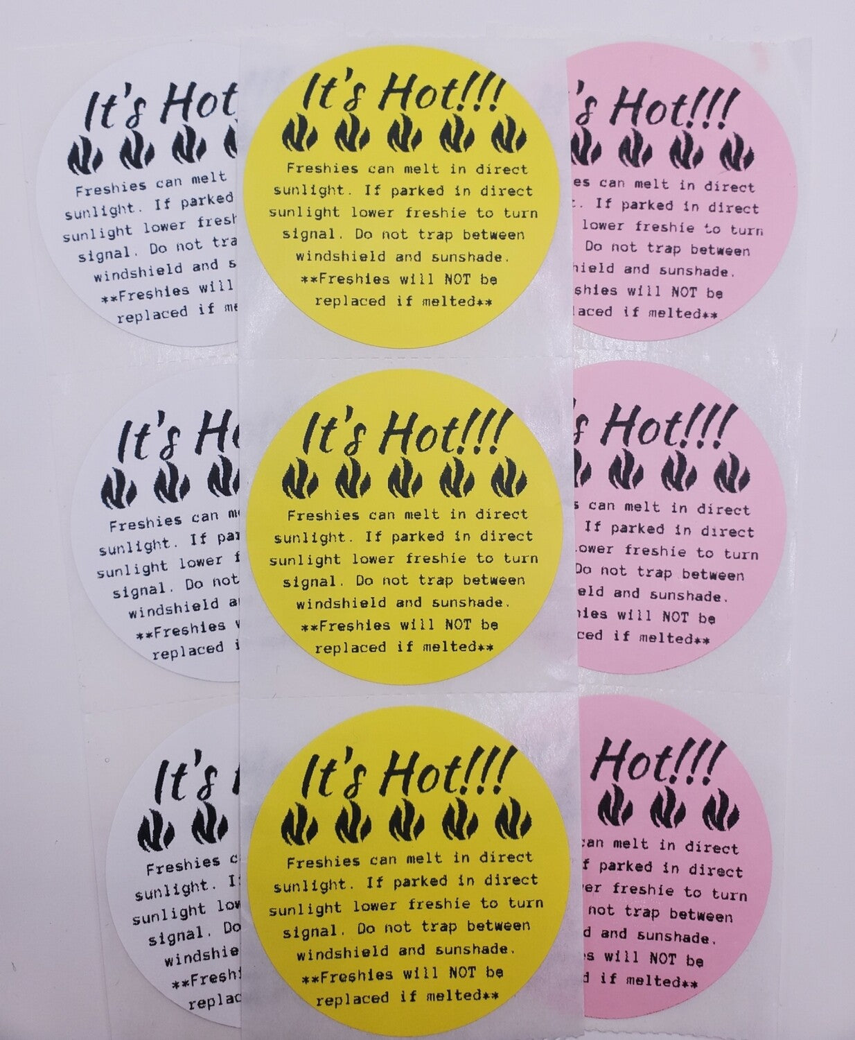 It's Hot 2" Stickers