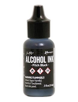Tim Holtz Alcohol Ink .5oz - Pitch Black